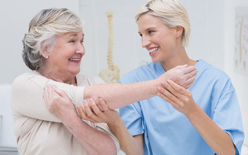 Gerontogimnasia en Centro de Día San Roque